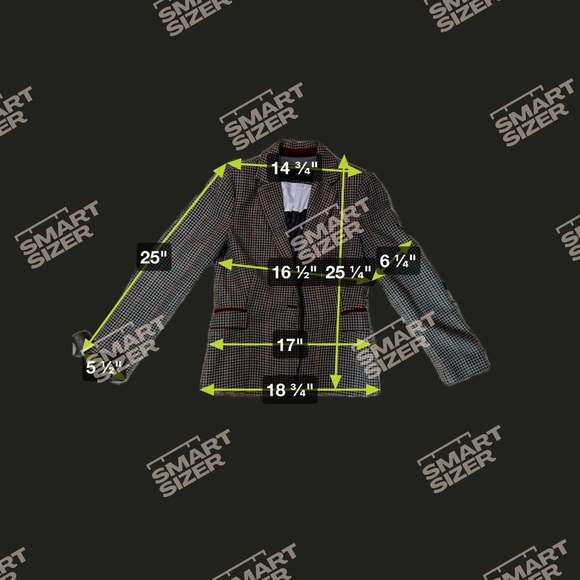 Zara Wool Blend Blazer With Elbow Patches Size Large - Picture 7 of 9